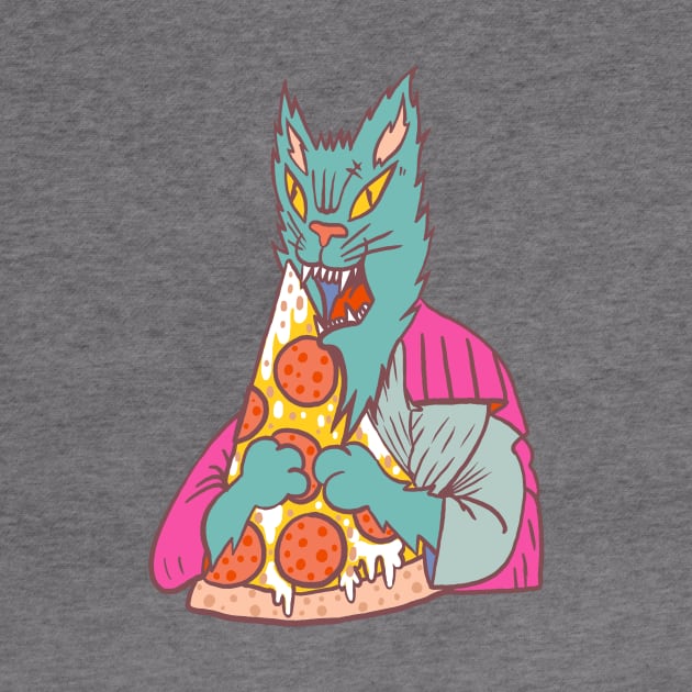 Pizza Cat Pisittu Aresti - by Miskel Design by miskel